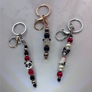 Set of 3 Animal Keychains